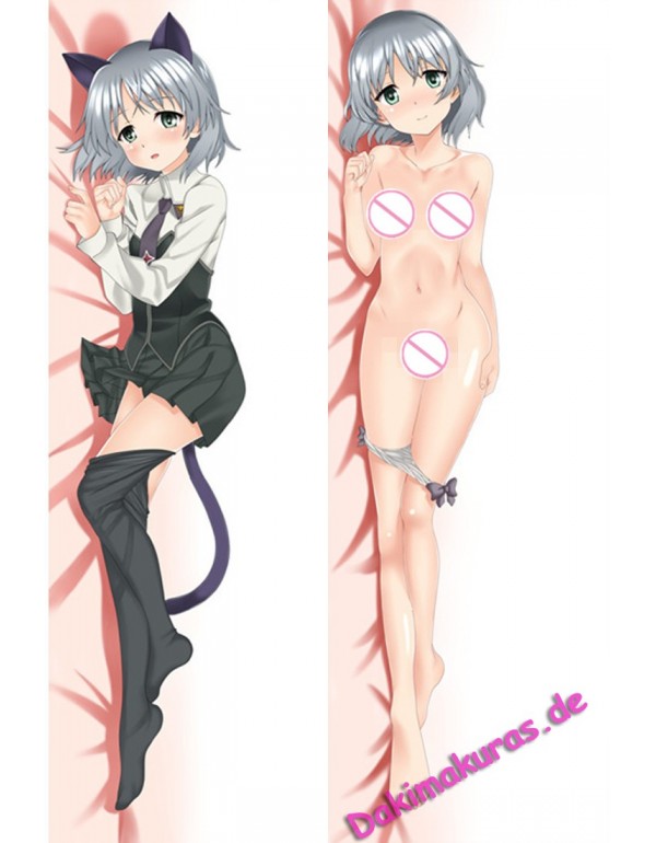 Sanya V-Litvyak - Strike Witches Dakimakura bezug Anime Körper Kissenbezug