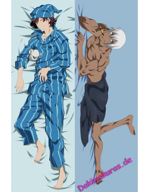 Leonardo Watch and Zapp Renfro - Blood Blockade Battlefron Männer Dakimakura kissen Billig Anime Kissenbezug Kaufen