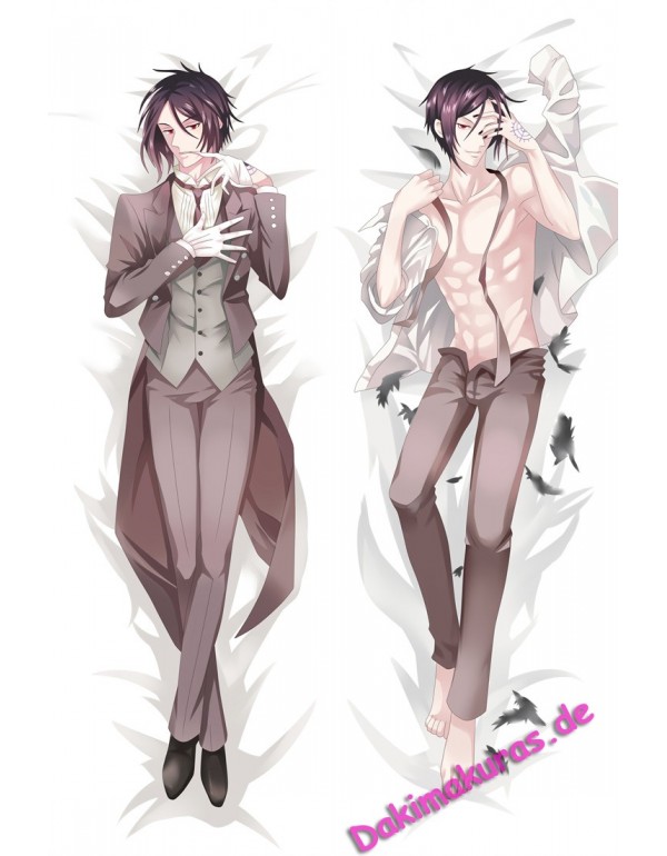 Sebastian Michaelis - Kuroshitsuji Black Butler Männer Dakimakura kissen Billig Anime Kissenbezug Kaufen