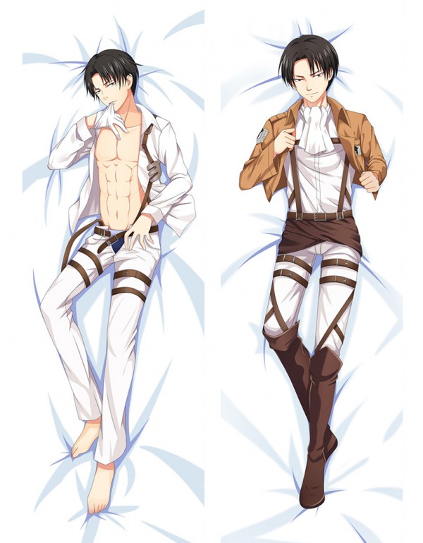 Levi Ackerman - Attack on Titan Männer Anime körper kissen billig dakimakura bedruckens