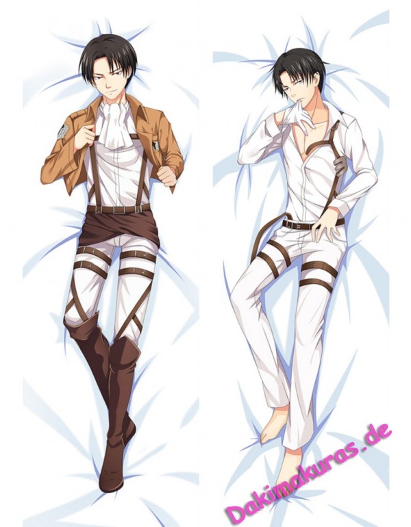 Levi Ackerman - Attack on Titan Männer Anime körper kissen billig dakimakura bedrucken