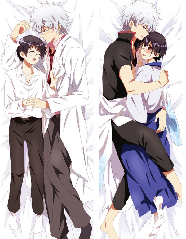 Shinpachi Shimura and Gintoki Sakata - Gintama Männer Dakimakura kissen Billig Anime Kissenbezug Kaufen