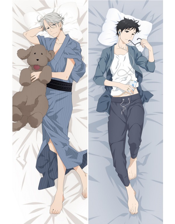 Viktor Nikiforov and Yuri Katsuki - Yuri on Ice!!! Männer Dakimakura kissen Billig Anime Kissenbezug Kaufens