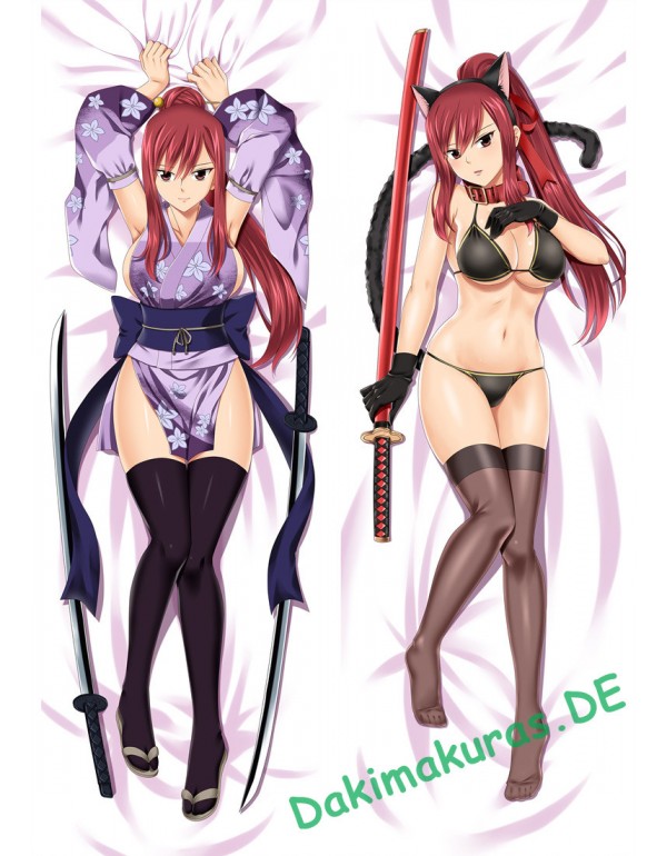 Fairy Tail Erza Scarlet Dakimakura bezug Anime Körper Kissenbezug