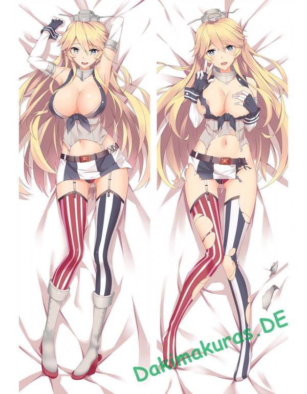 Kantai Collection Iowa-class battleship Anime Körper Dakimakura Japenese Liebe Kissenbezug