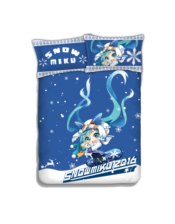 Miku Hatsune - Vocaloid Japanese Anime Bettwäsche Duvet Cover with Pillow Covers