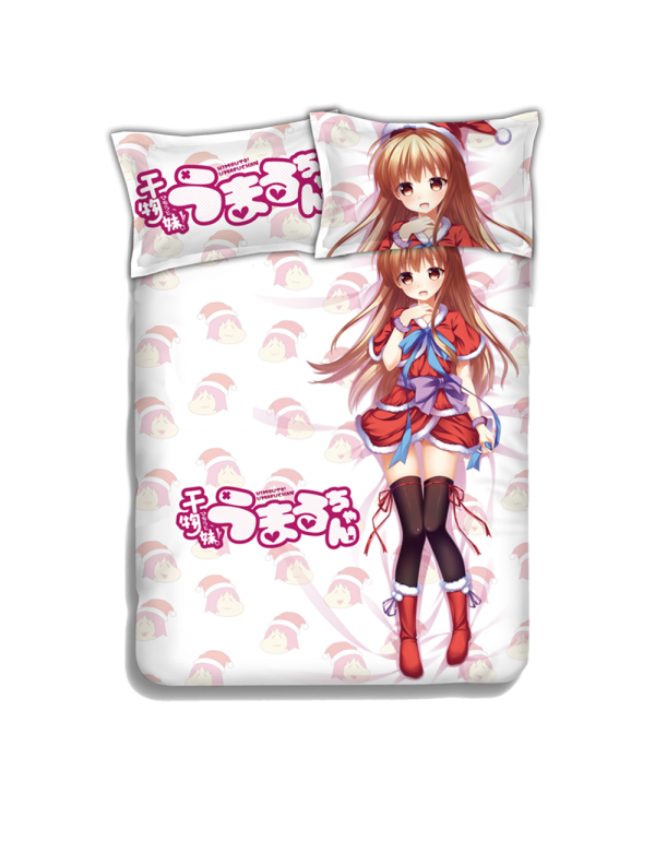 Umaru Doma - Himouto Umaru Chan Japanese Anime Bettwäsche Duvet Cover with Pillow Covers