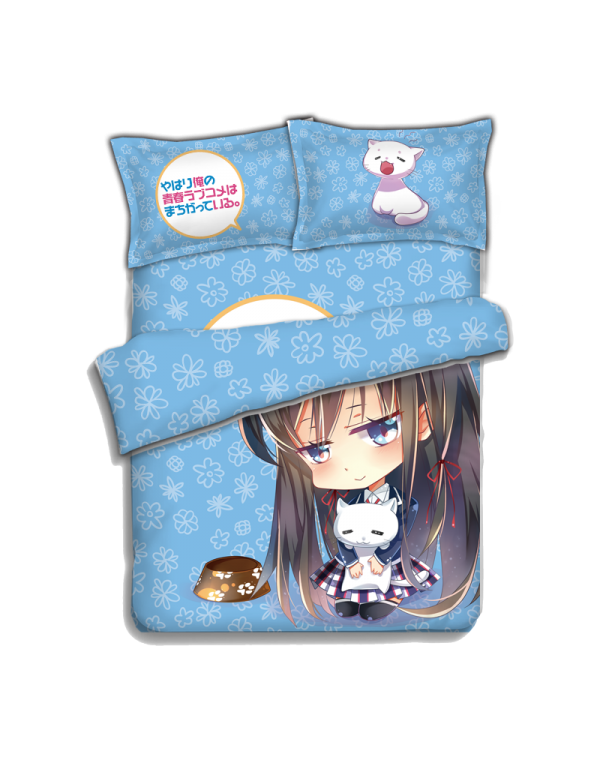 Yukino Yukinoshita - My Teen Romantic Comedy Bed Blanket Duvet Cover with Pillow Covers