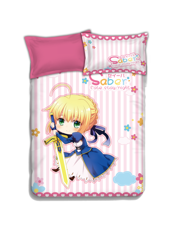 Fate stay night- saber Japanese Anime Bettlaken Be...