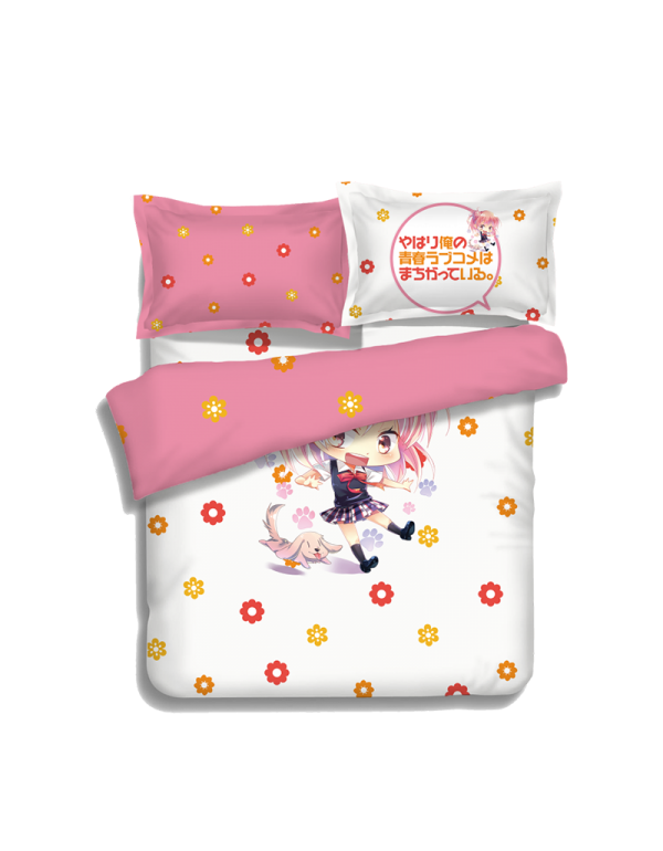 Yui Yuigahama - My Teen Romantic Comedy Japanese Anime Bettwäsche Duvet Cover with Pillow Covers