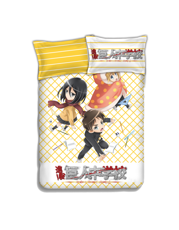 Attack on Titan Japanese Anime Bettwäsche Duvet C...