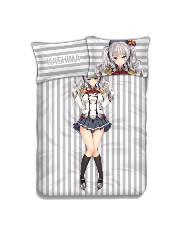 Kashima-Kantai Collection Japanese Anime Bettwäsche Duvet Cover with Pillow Covers