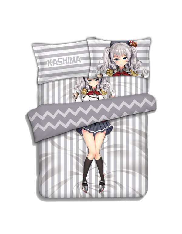 Kashima-Kantai Collection Japanese Anime Bettwäsche Duvet Cover with Pillow Covers