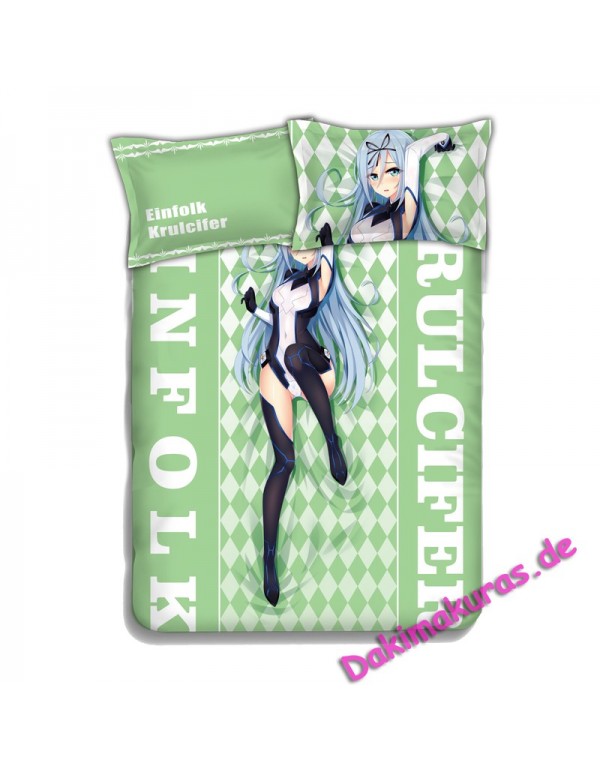 Krulcifer Einfolk-Undefeated Bahamut Chronicle Bed Sheet Duvet Cover with Pillow Covers