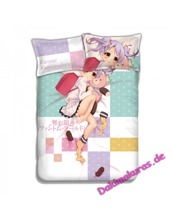 KUMAMAKURA Kurumi- Myriad Colors Phantom World Bed Sheet Duvet Cover with Pillow Covers