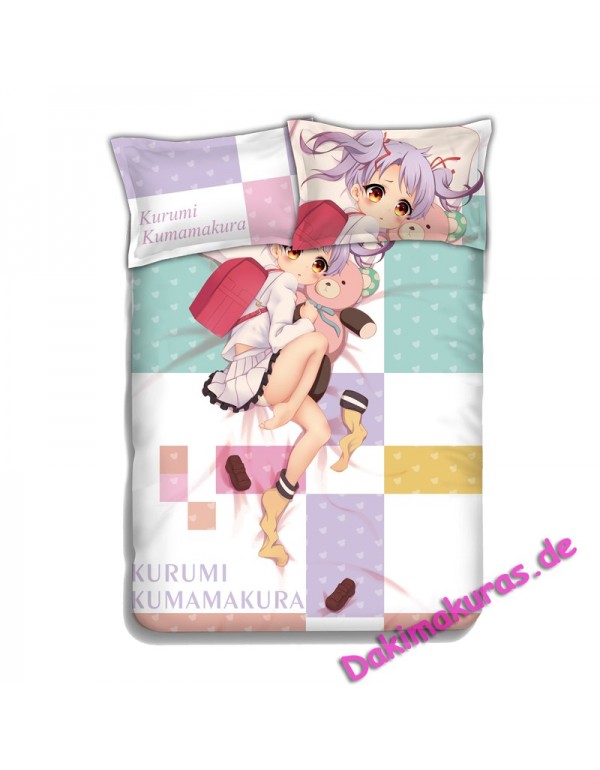 KUMAMAKURA Kurumi- Myriad Colors Phantom World Bed Sheet Duvet Cover with Pillow Covers