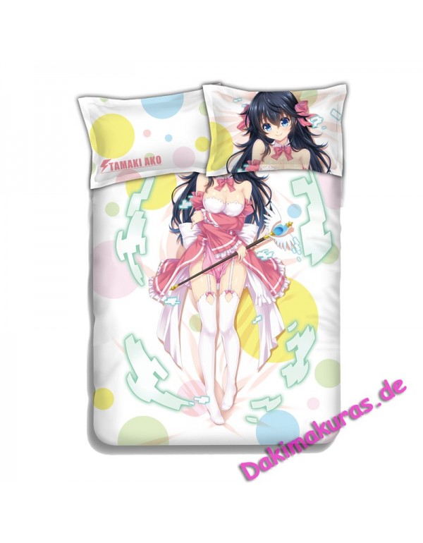 Tamaki Ako-netoge no yome wa onnanoko ja nai to omotta 4 Pieces Bedding Sets,Bed Sheet Duvet Cover