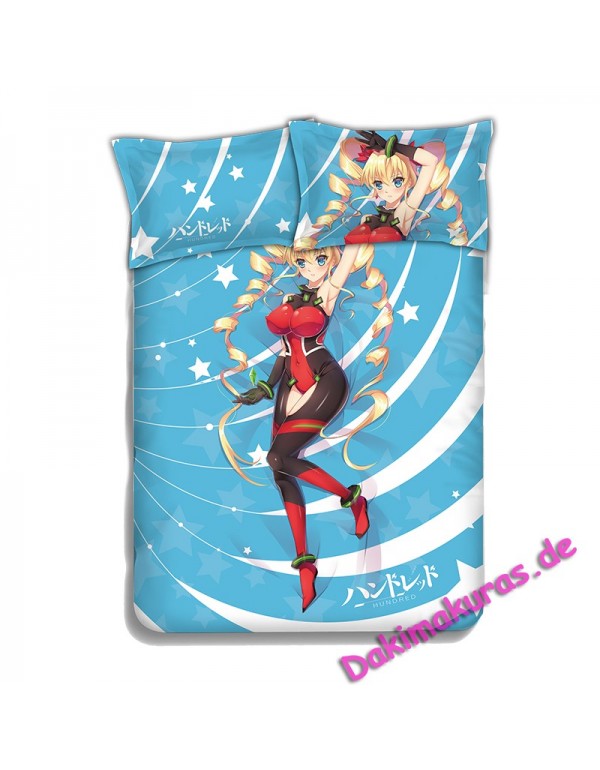 Hundred Japanese Anime Bettwäsche Duvet Cover wit...