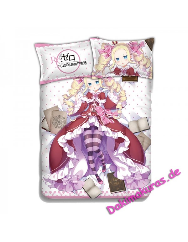 Beatrice - Re Zero Japanese Anime Bettwäsche Duvet Cover with Pillow Covers