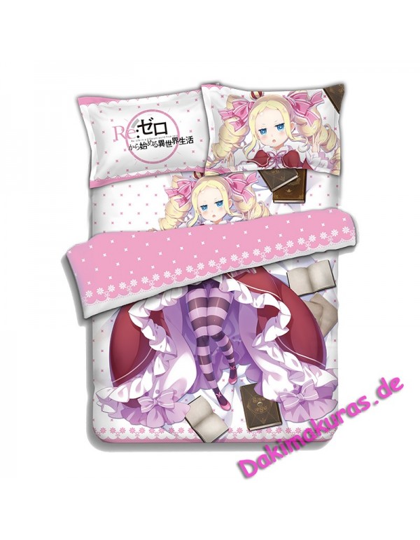 Beatrice - Re Zero Japanese Anime Bettwäsche Duvet Cover with Pillow Covers