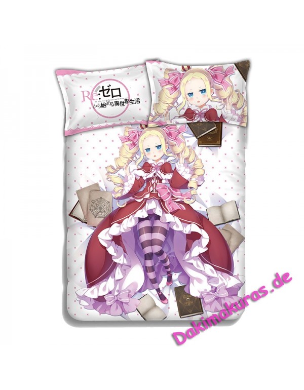 Beatrice - Re Zero Japanese Anime Bettwäsche Duvet Cover with Pillow Covers