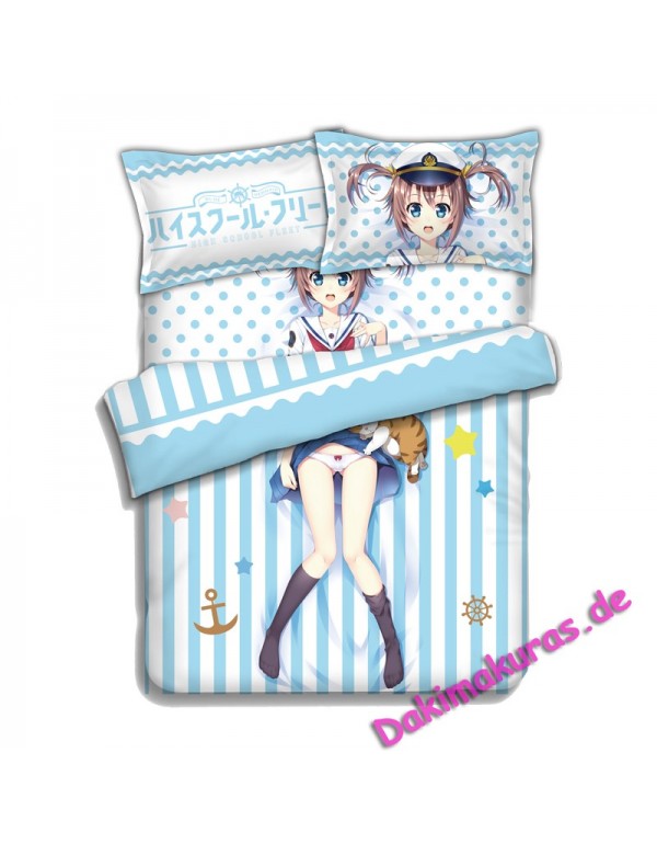 Akeno Misaki - High School Fleet Anime Bedding Sets,Bed Blanket & Duvet Cover,Bed Sheet