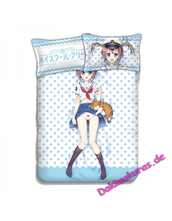 Akeno Misaki - High School Fleet Anime Bedding Sets,Bed Blanket & Duvet Cover,Bed Sheet