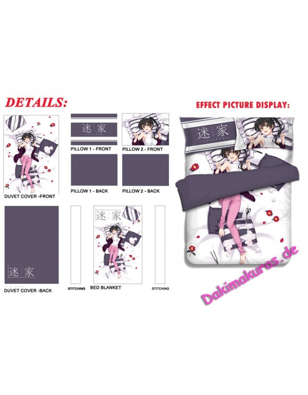 Lovepon - The Lost Village Japanese Anime Bettwäsche Duvet Cover