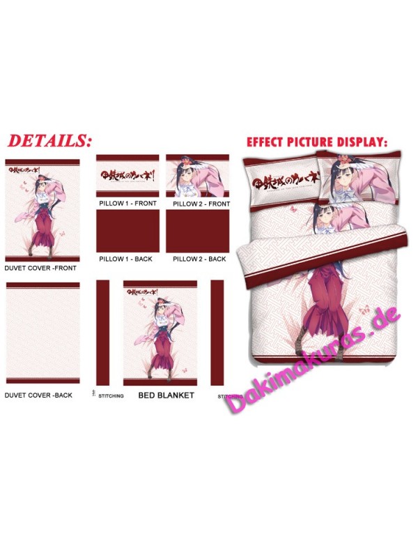 Ayame Yomogawa - Kabaneri the Iron Fortress Japanese Anime Bed Sheet Duvet Covers