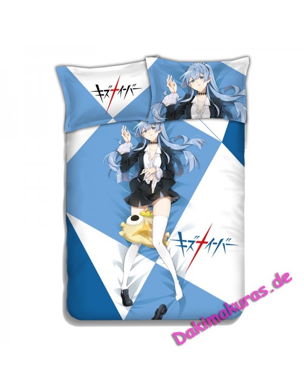 Noriko Sonozaki - Kiznaiver Japanese Anime Bettwäsche Duvet Cover with Pillow Covers