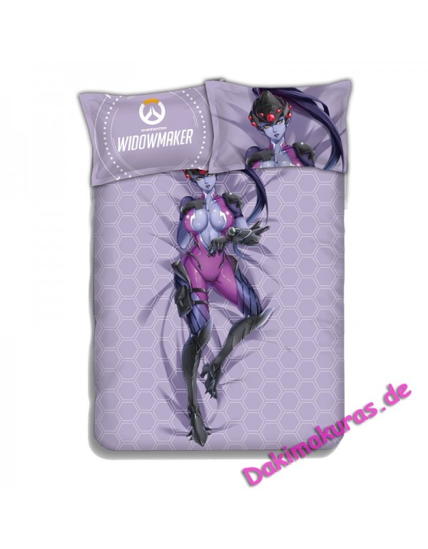 Widowmaker-Overwatch Japanese Anime Bettwäsche Duvet Cover with Pillow Covers