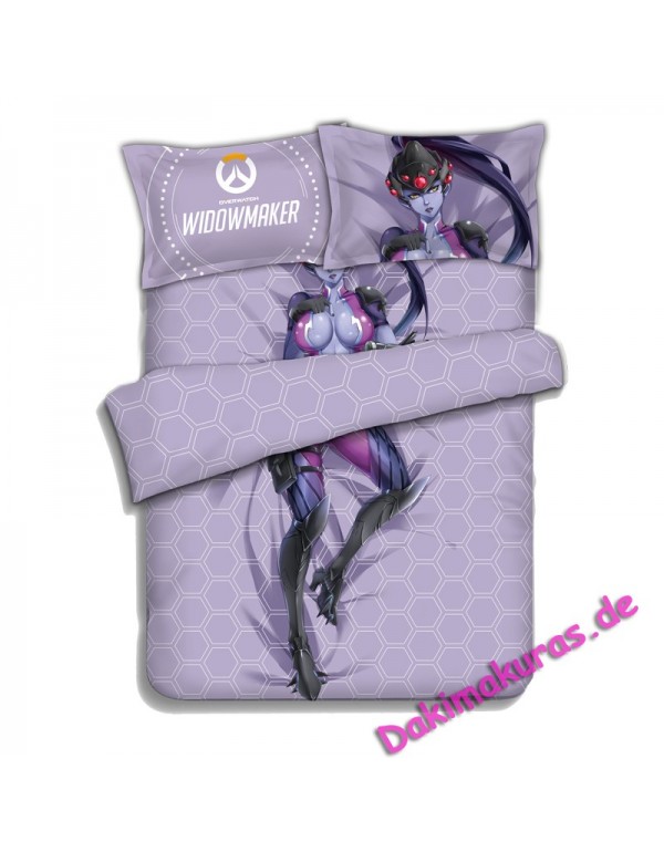 Widowmaker-Overwatch Japanese Anime Bettwäsche Duvet Cover with Pillow Covers