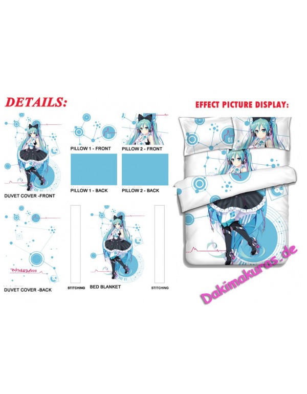 Magical Mirai-Hatsunemiku Japanese Anime Bed Sheet Duvet Cover