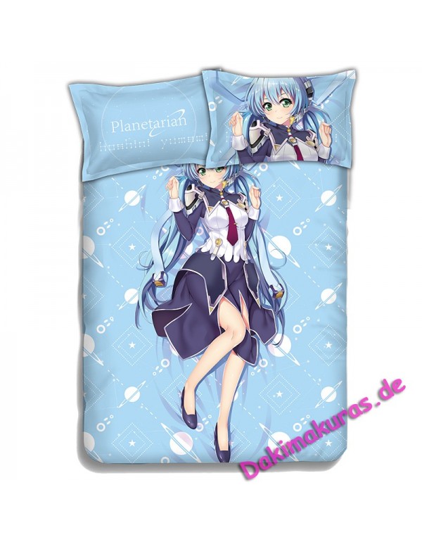 Yumemi Hoshino-planetarian the reverie of a little planet Bed Sheet Duvet Cover