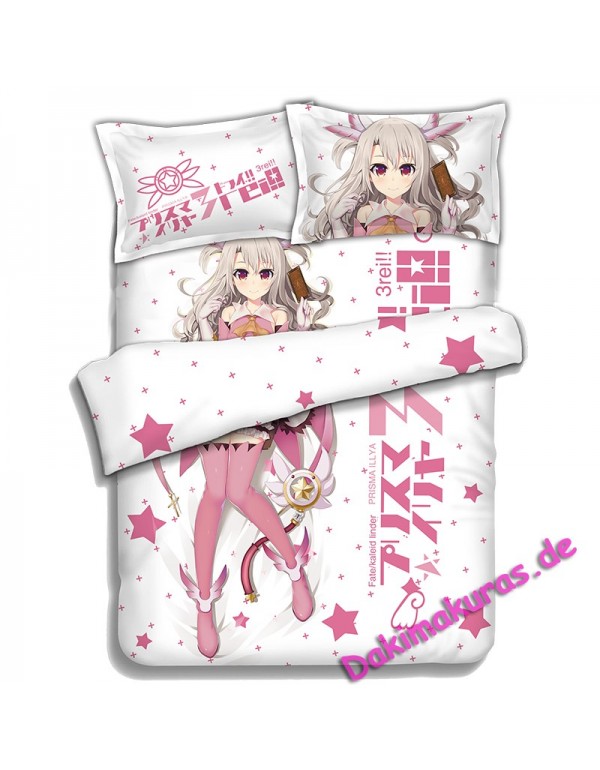 Leysritt-Fate kaleid liner Anime 4 Pieces Bettwäsche-Sets, Bettlaken Bettbezug mit Kissenbezüge