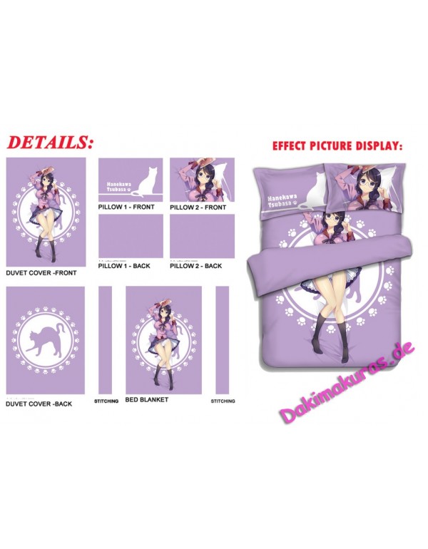 Hanekawa Tsubasa-Bakemonogatari Monstory Bedding Sets,Bed Blanket & Duvet Cover,Bed Sheet