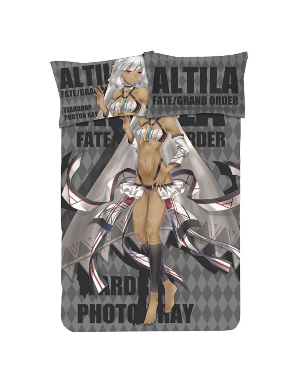 Attila - Fate Grand Order Anime 4 Pieces Bettwäsc...