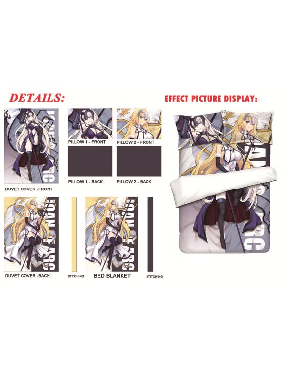 Jeanne d'Arc - Fate Grand Order Anime Bettwäsche Duvet Cover with Pillow Covers
