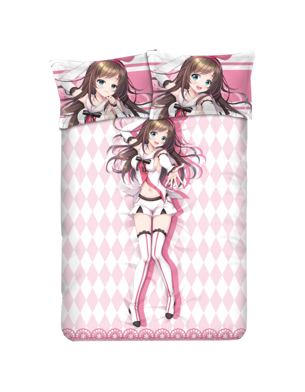 Kizuna Ai Anime 4 Pieces Bettwäsche-Sets, Bettlak...