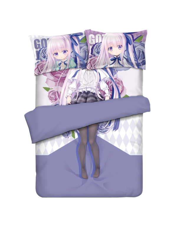 Gotou Jun -Tenshi no 3P Japanese Anime Bettwäsche Duvet Cover with Pillow Covers