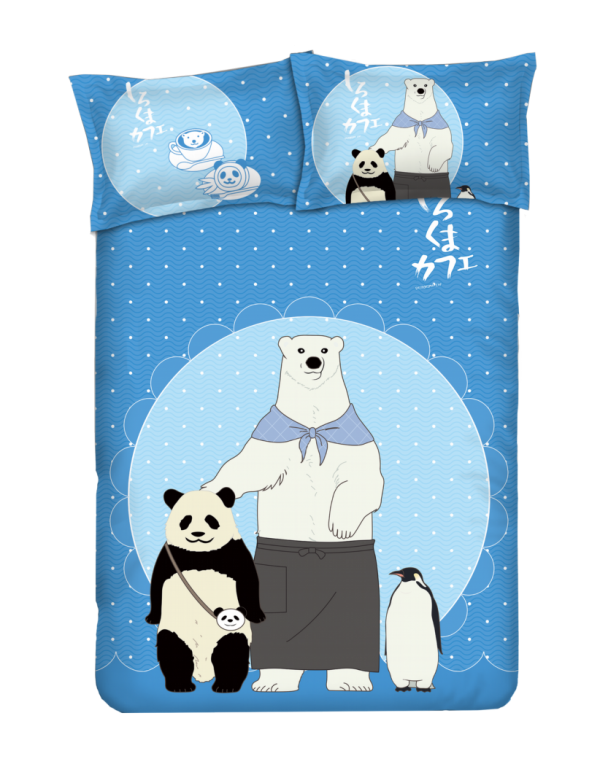 Panda - Shirokuma Cafeblue Anime Bettwäsche Duvet...