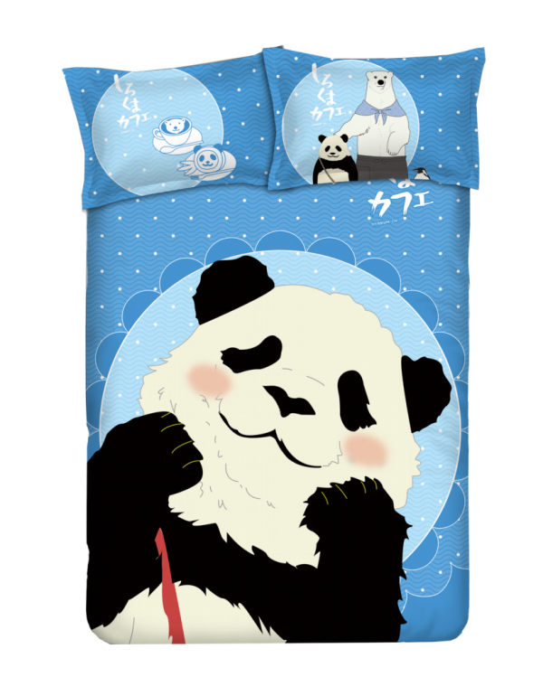 Panda - Shirokuma Cafeblue Anime Bettwäsche Duvet Cover with Pillow Covers