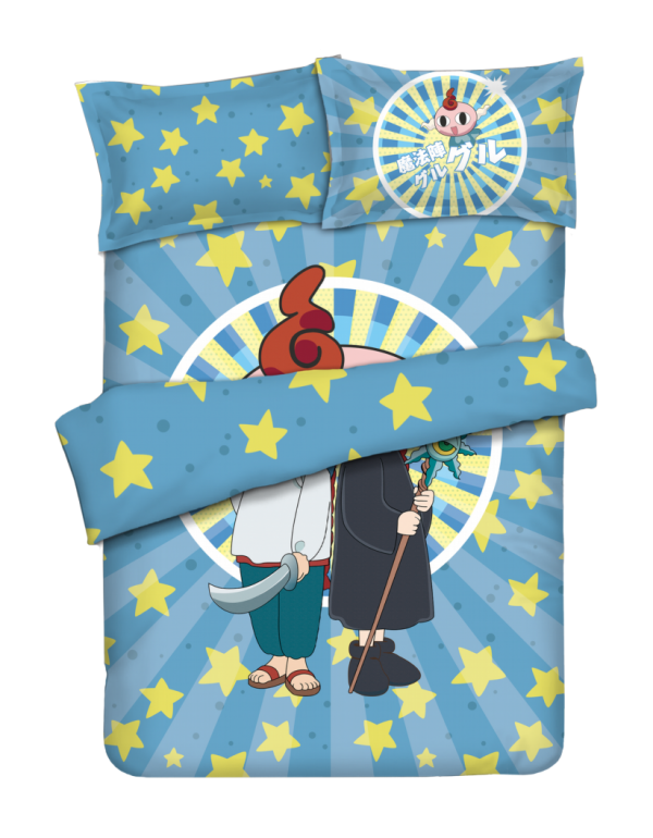 Nike and Kukuri - Magical Circle Guru Guru Bedding Sets,Bed Blanket & Duvet Cover,Bed Sheet 