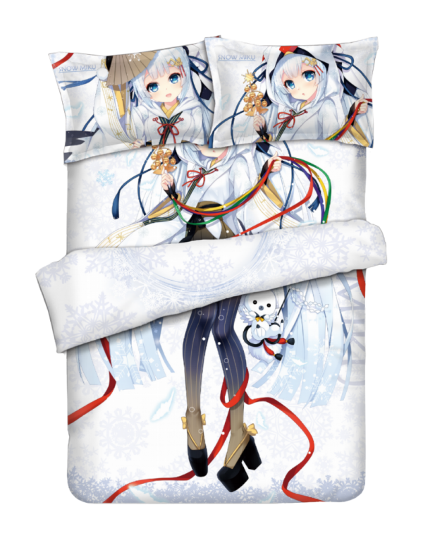 MIKU - VOCALOID Japanese Anime Bettwäsche Duvet Cover with Pillow Covers