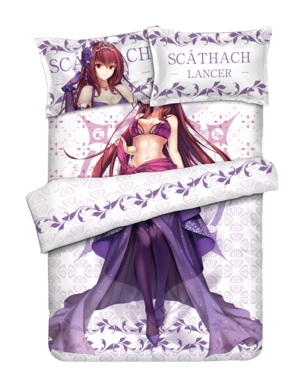 Scathach- Fate Japanese Anime Bettlaken Bettbezug mit Kissenbezüge
