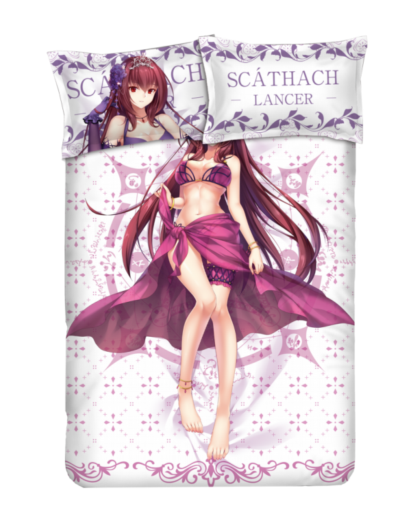 Scathach- Fate Japanese Anime Bettlaken Bettbezug mit Kissenbezüge