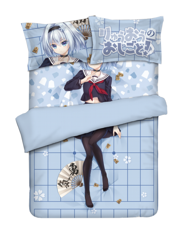 Ginko Sora - Ryuuou no Oshigoto Anime Bettwäsche Duvet Cover with Pillow Covers