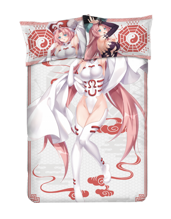 Daji Japanese Anime Bettwäsche Duvet Cover with P...