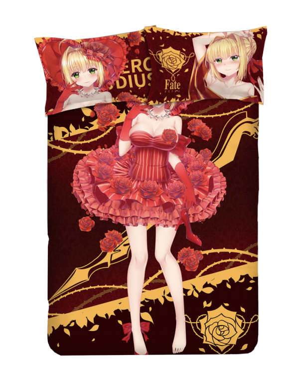 Nero Claudius Caesar Augustus Germanicus-Fate EXTRA Anime Bettlaken Bettbezug mit Kissenbezüge