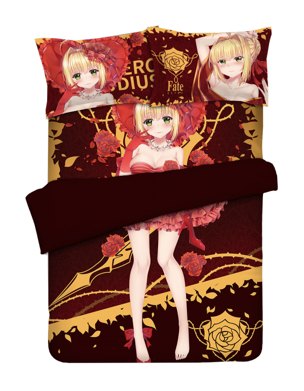 Nero Claudius Caesar Augustus Germanicus-Fate EXTRA Anime Bettlaken Bettbezug mit Kissenbezüge